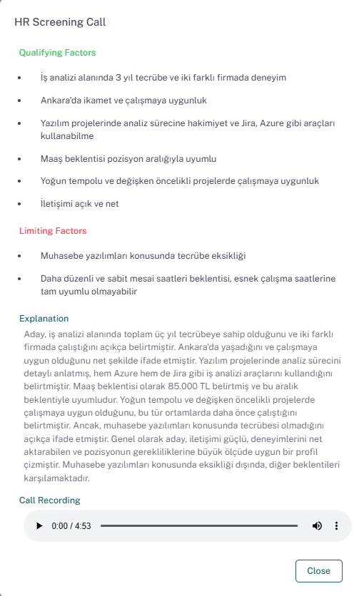 Interview Report Example